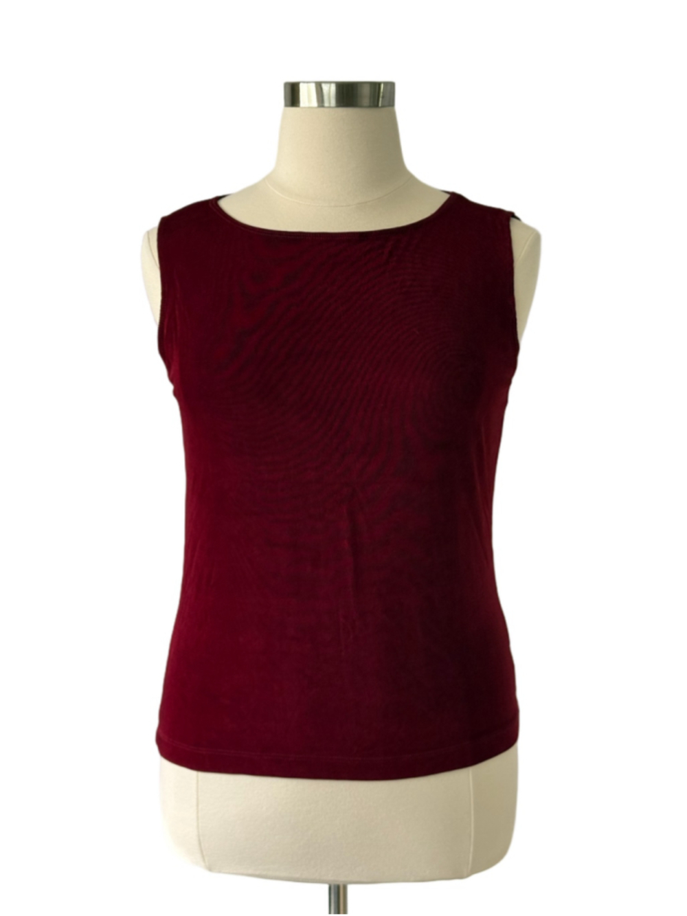 Chico's Travelers Tank Top Dk Cherry Size 16 (Chico’s sz 3)